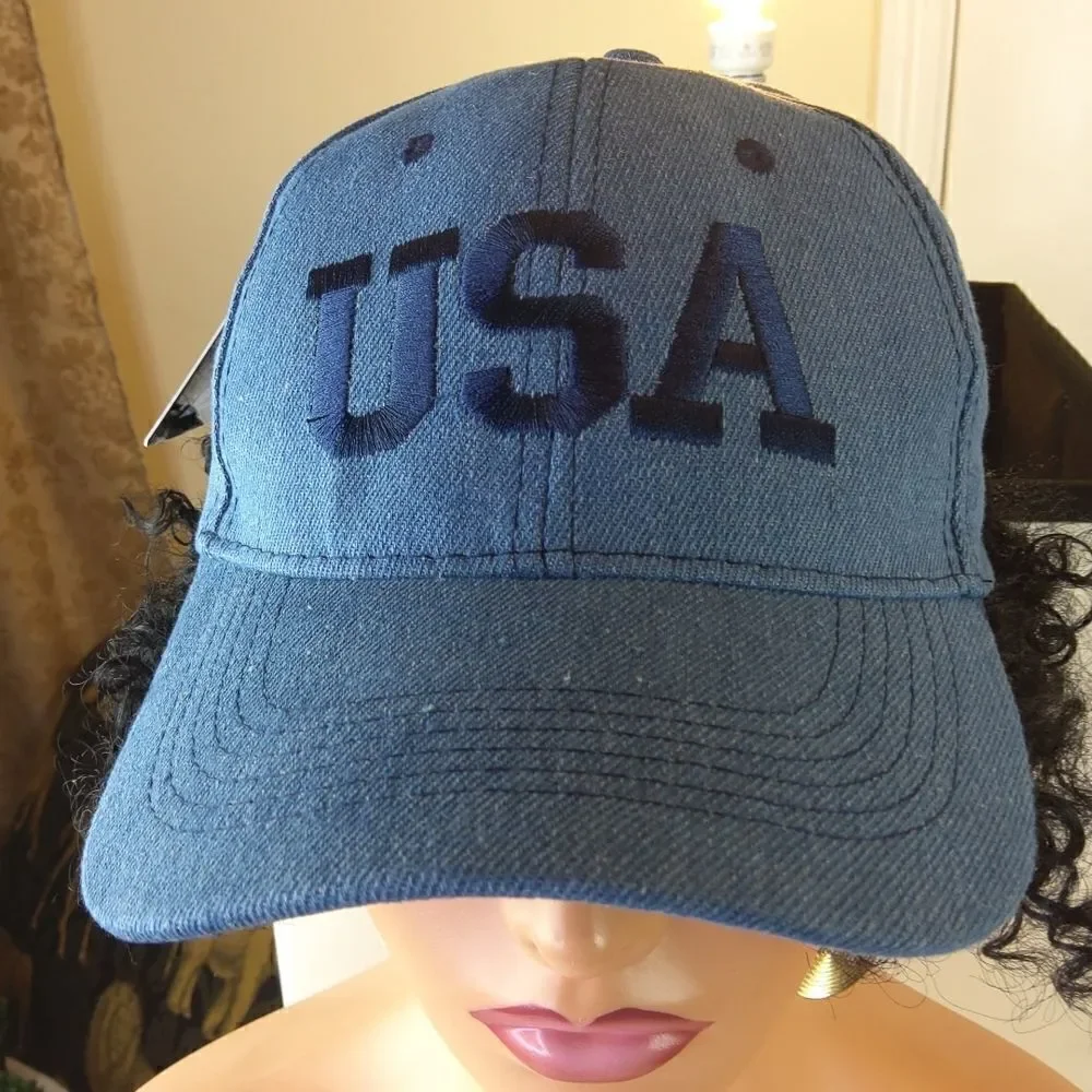 USA unisex stonewash adjustable cap